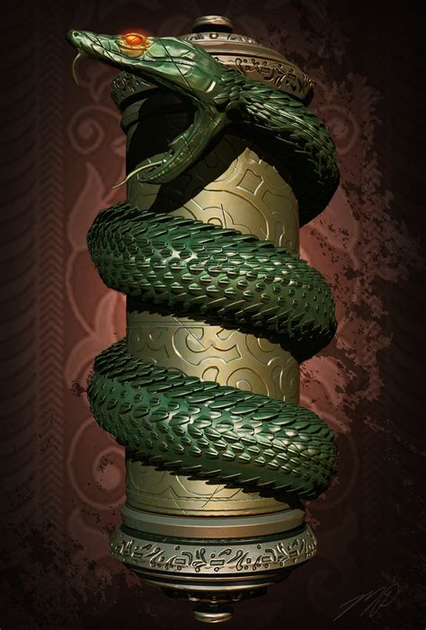 Artstation Snake Scroll