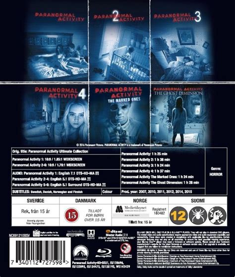 Buy Paranormal Activity The Ultimate Collection 6 Disc Blu Ray