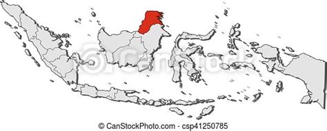 Map Indonesia North Kalimantan Map Of Indonesia With The Provinces