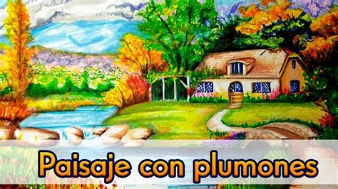 Creando Un Paisaje Con Plumones Escolares Artgio Youtube