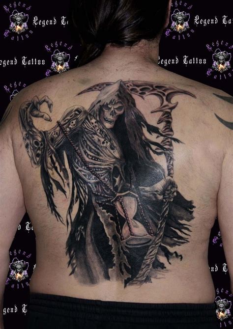 Rippertattoo Grim Reaper Tattoo Reaper Tattoo Death Tattoo