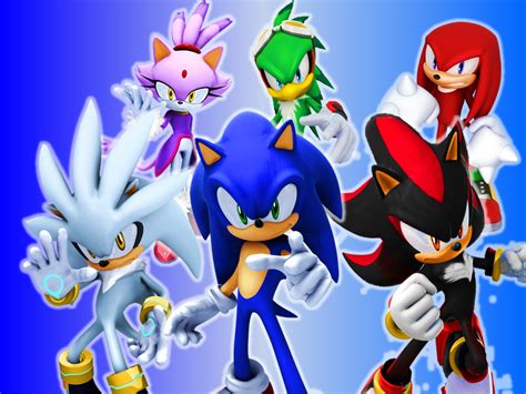 Sonic And His Rivals Wallpaper V2 By 9029561 On Deviantart