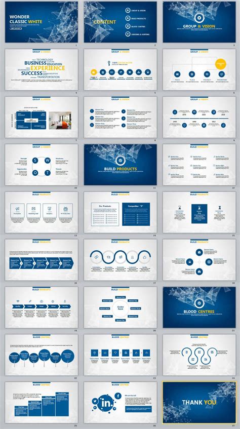 27+ blue business report professional powerpoint templates ...