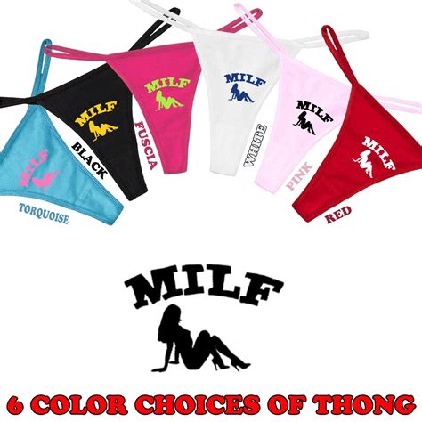 Milf Thong Panty Panties Underwear Funny Sexy Rude Oral Crude Etsy