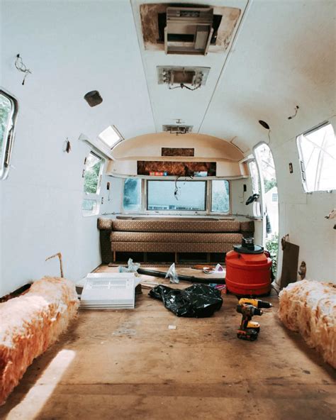 Before And After From A Gutted Airstream To A Perfect Tiny Home