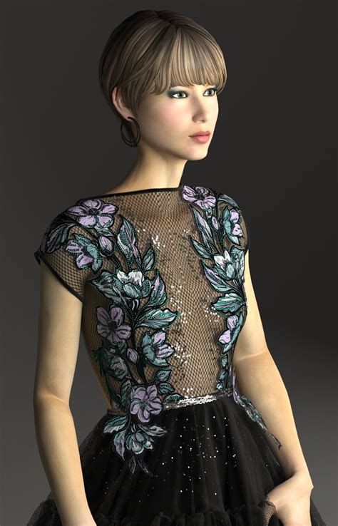 3d Dress In 3ds Max And Marvelous Designer And Clo3d With Vray 3d Model