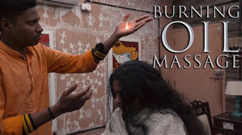 Burning Oil Intense Head Massage And Neck Cracking By Vikram Indian Massage Youtube