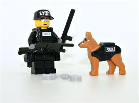Police K9 Unit Tactical Officer Lego Police Lego Lego Army