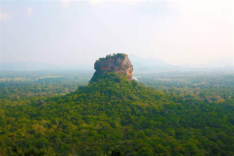Download Majestic Sigiriya Rock Formation In Sri Lanka Wallpaper