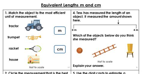 Year 3 Equivalent Lengths M And Cm Lesson Classroom Secrets