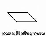 Coloring Rhombus Parallelogram Shape Vocabulary Geometry Grade Template Quizlet sketch template