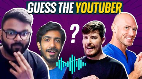 Guessing Your Favorite Youtubers By Voice Only Youtube