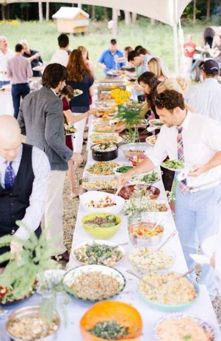 Trendy Wedding Diy Food Menu Buffet Ideas Potluck