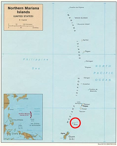 Rota Island Map