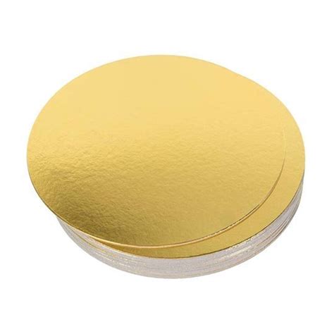 Buy Cake Board Gold Round D 8 H 2 Mm Online