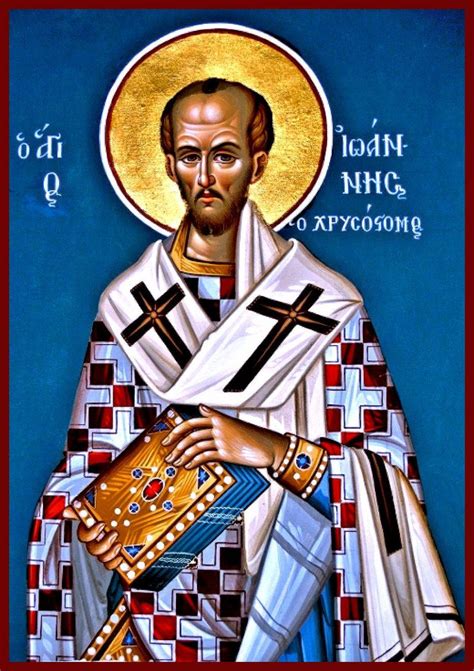 Saint John Chrysostom John Chrysostom Greek Icons Orthodox Icons