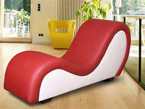 Home Decoration Leatherate Tantric Chaise Loung Chair Yoga Chaise