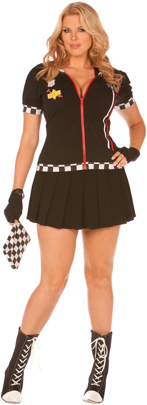 Pit Crew Princess Adult Plus Costume [sexy Costumes Sexy Couple Costu] In Stock About