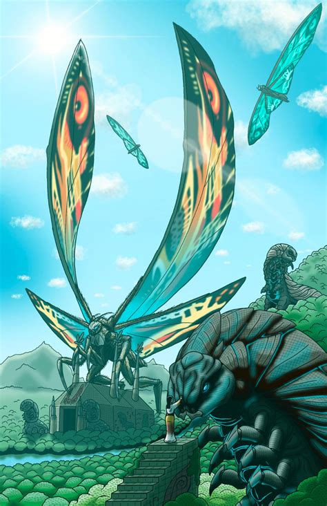 Mothra Queen Of The Monsters Redo By Christiancahalan On Deviantart