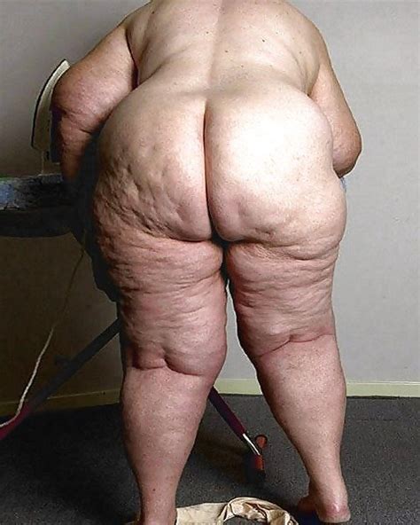 Granny Big Cellulite Butt