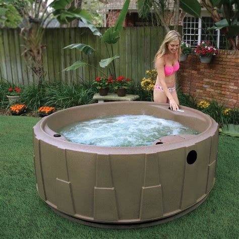 Aquarest Spas Select 200 5 Person 20 Jet Plug And Play Hot Tub With Led Waterfall And Reviews