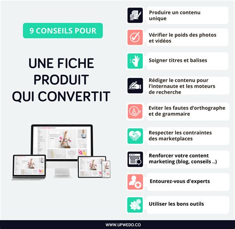 Réussir La Conception Des Fiches Produits Les Bonnes Pratiques Upwedo