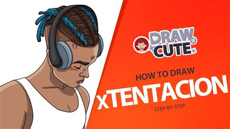 How To Draw X Tentacion Step By Step Drawing Tutorial Youtube
