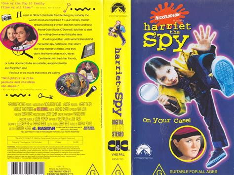 Nickelodeon Harriet The Spy Vhs Pal Video~ A Rare Find Ebay