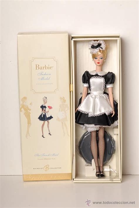 Barbie Silkstone The French Maid con su caja original Camarera francesa Barbie Muñecas barbie
