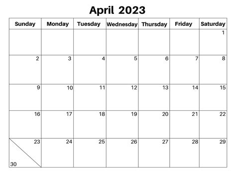 April 2023 Calendar Digital Download Pdf Etsy Uk