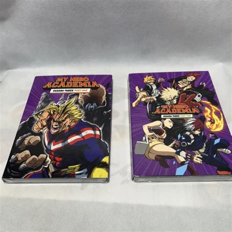 My Hero Academia Season Three Part One And Two Dvds 2000 Picclick