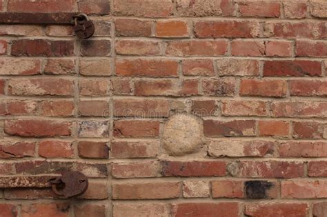 Old Brick Wall With Rusty Locks Stock Image Image Of Brickwork