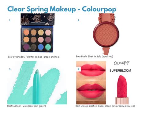 Clear Spring Makeup From Colourpop Spring Lipstick Spring Makeup