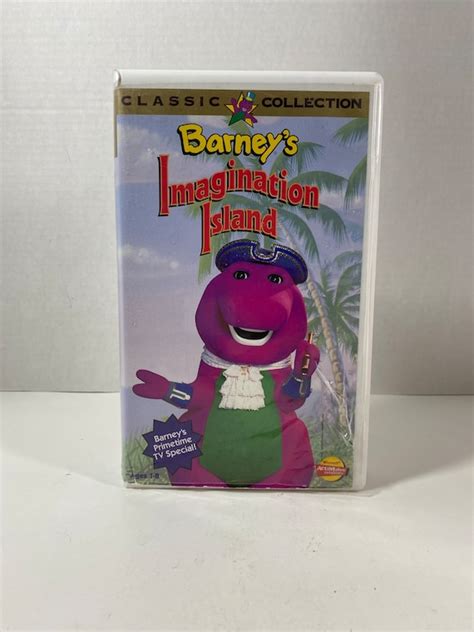 Vintage 1994 Barneys Imagination Island Vhs Collectible Etsy