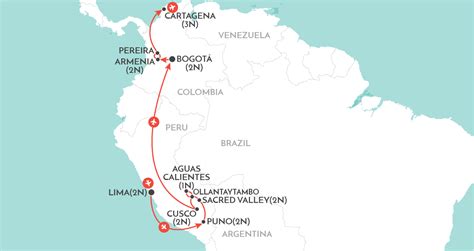 1875 meyer atlas map colombia peru venezuela ecuador brazil amazon south america. Best of Peru and Colombia | Colombia Classic Tour