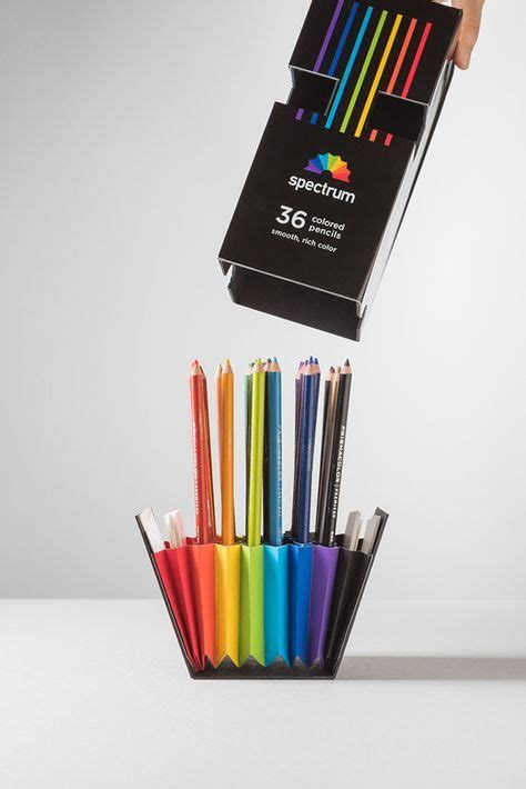 Spectrum 36 Colored Pencils Package Design T Packaging Design