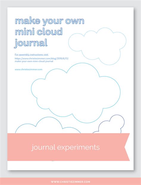 Journal Experiments Printable Guided Journal Pages — Christie Zimmer