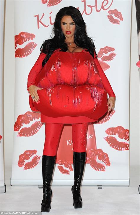 My Global Scoop Katie Price Launches New Perfume Kissable In An All Lip Dress