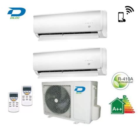 Acquista Climatizzatore Condizionatore Diloc Dual Split Inverter