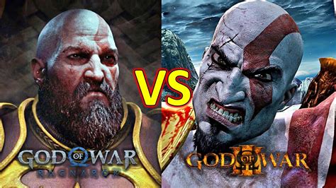 God Of War Ragnarok Vs God Of War 3 Old Kratos Vs Young Kratos Who