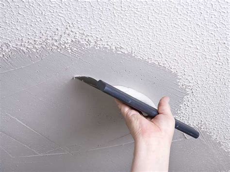 Acoustic ceiling texture removal and applications. How to smooth over unwanted texture
