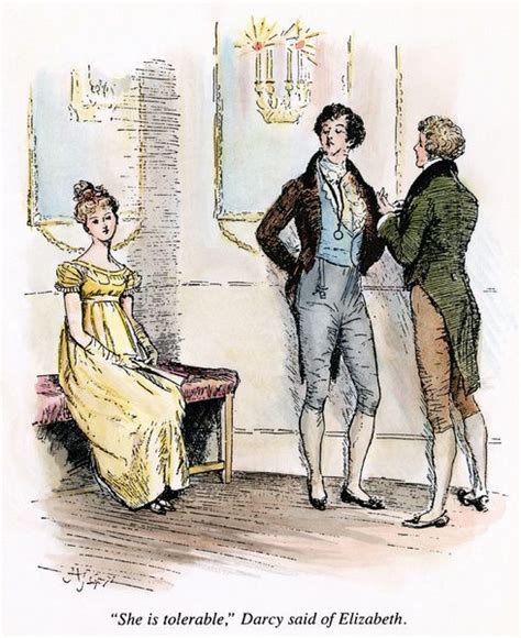 Print Of Pride And Prejudice 1894 Elizabeth Bennet Overhears Mr Darcy