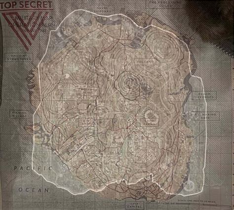 The Layout Of The New Warzone Map Caldera Has Been Leaked And It