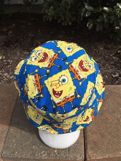 Spongebob Sponge Bob Reversible Bucket Hat Sun Hat Bucket Hat Fall