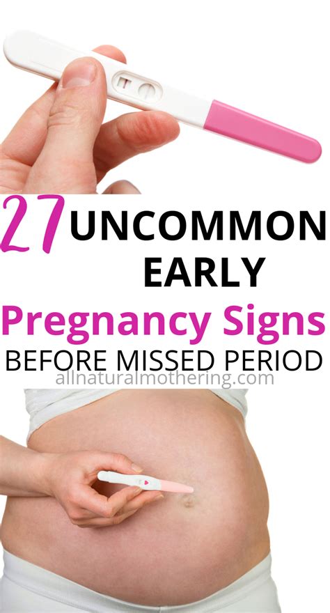 Weird Early Pregnancy Symptoms Before Missed Period Deeper