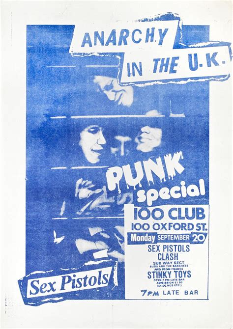 Bonhams The Sex Pistols A Rare Concert Poster For The Legendary Punk Special Held At The