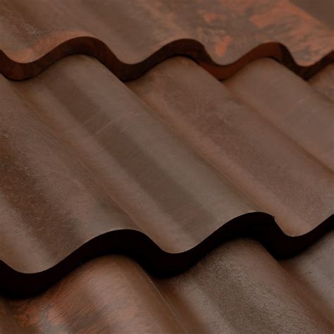 Synthetic Spanish Roof Tiles Composite Faux Barrel Tile Roofing