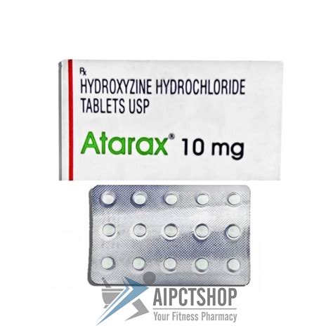 Buy Atarax Hydroxyzine 10 Mg 15 Tablet Online