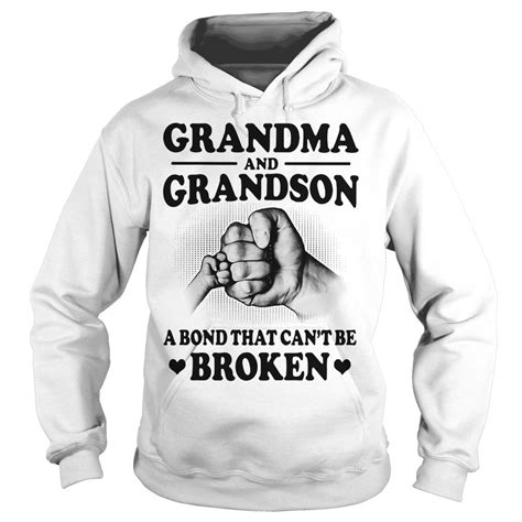 Official Grandma And Grandson A Bond That Can T Be Broken Shirt