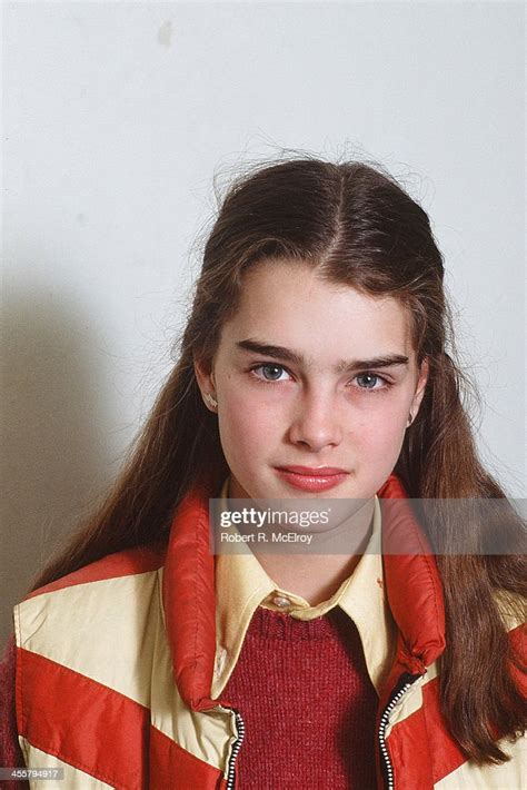 Portrait Of Teenaged American Actress And Model Brooke Shields New